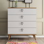 Hanah Home Versa-Ce 3616 Roble y Blanco